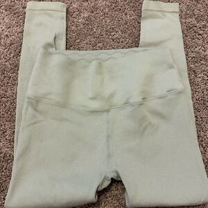 Spiritual Gangster Sage Ribbed Leggings